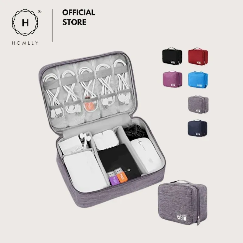 Homlly Travel Universal Cable Organizer Pouch satisfied - Tableware